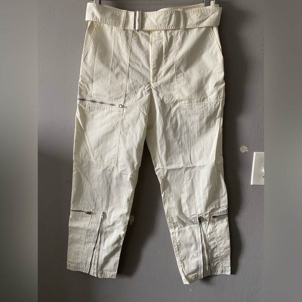 Helmut Lang parachute cargo pants size 6 fits a men’s 32-33 waist zipper in sid